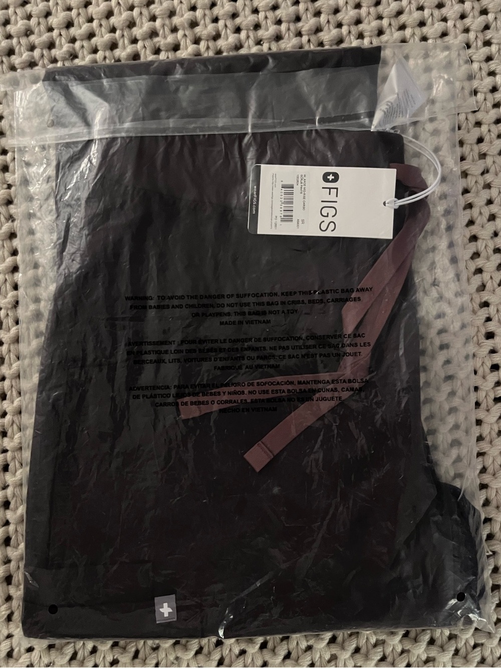 Figs Espresso bottoms XS BNWT